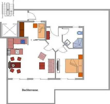 Appartement Penthouse דירה